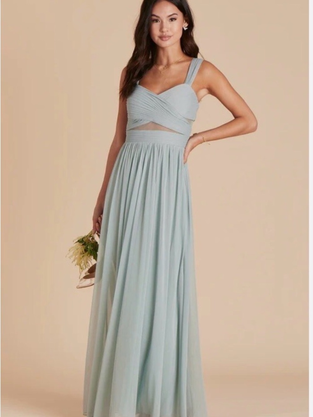 Birdy Grey Elyse Dress in Sage— Size Small